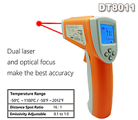 Инфракрасный термометр (пирометр) DT8011 (-50C + 1100C, 16:1) 77896597 Инфракрасный термометр (пирометр) DT8011 (-50C + 1100C, 16:1)