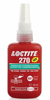 Резьбовой фиксатор высокой прочности ЛОКТАЙТ Loctite 270 50 мл, фото 2