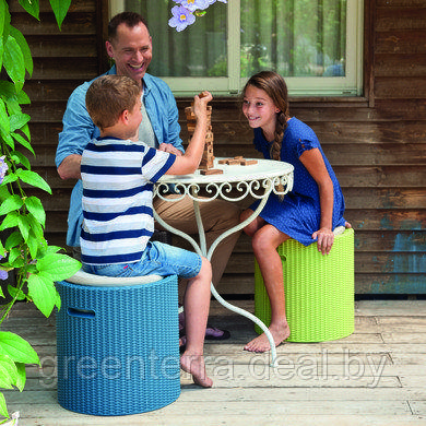 Стул-холодильник Keter Cool Stool, коричневый [230904] - фото 3 - id-p77906827