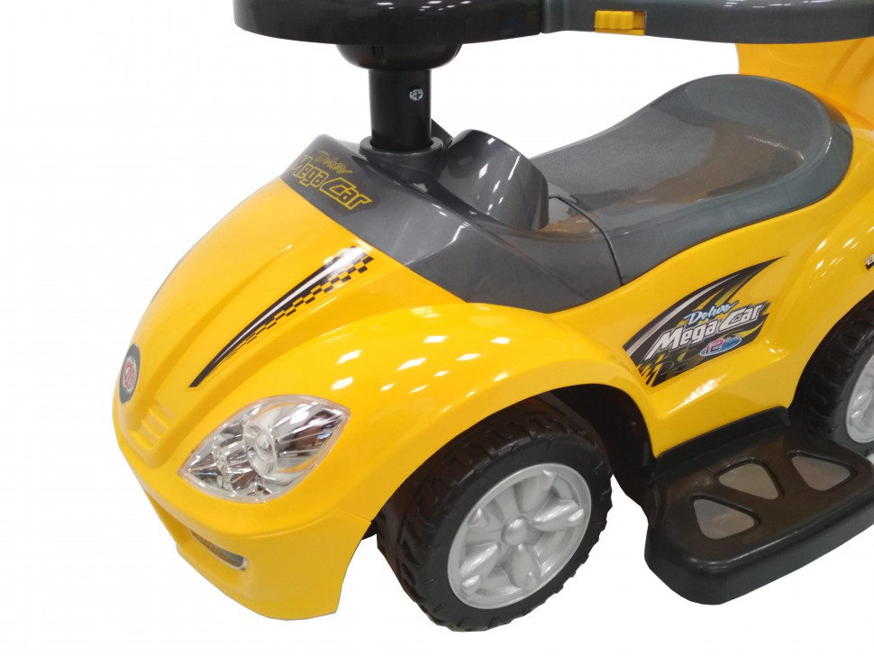 Автомобиль-каталка Chi Lok Bo Deluxe Mega Car 382 (желтый ) с родительской ручкой - фото 3 - id-p77923930
