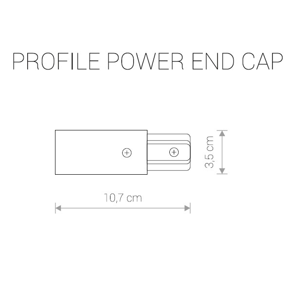 КОННЕКТОР ДЛЯ ШИНОПРОВОДА Nowodvorski 9462 PROFILE POWER END CAP - фото 2 - id-p77924672