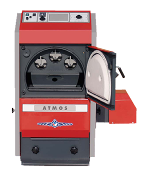 Пеллетный котел Atmos D 20 P компактный бункер 240л - фото 2 - id-p50498962