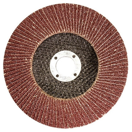 Круг лепестковый торцевой КЛТ-1, зернистость Р 80, 180 х 22,2 мм, фото 2