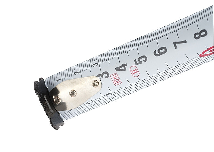 Рулетка "Doppelhaken",10 м x 25 мм, двухсторонний зацеп, нейлон, двуст. шкала, автоматич GROSS - фото 2 - id-p78080114