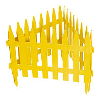 Забор декоративный "Рейка", 28 х 300 см, желтый// PALISAD Россия
