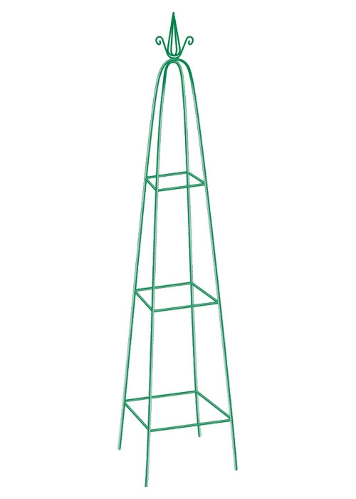 Пирамида садовая декоративная для вьющихся растений, 198 х 33 см, пирамида// PALISAD