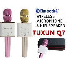 Беспроводной Bluetooth караоке микрофон HIFI Q7 - фото 2 - id-p78107304