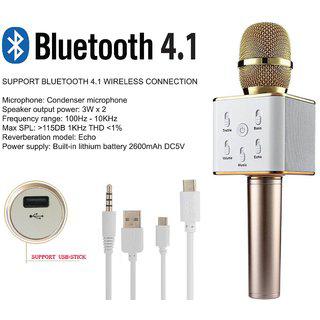 Беспроводной Bluetooth караоке микрофон HIFI Q7 - фото 7 - id-p78107304