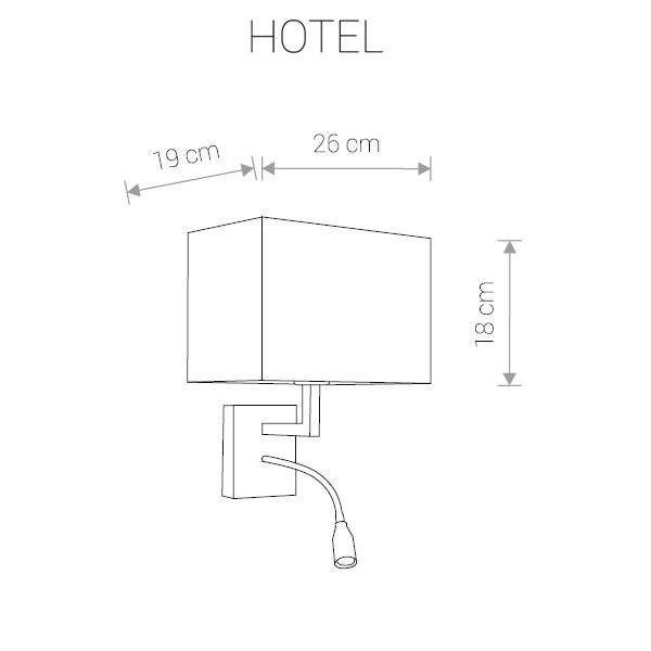 Бра Nowodvorski 9302 HOTEL LED - фото 2 - id-p78109227