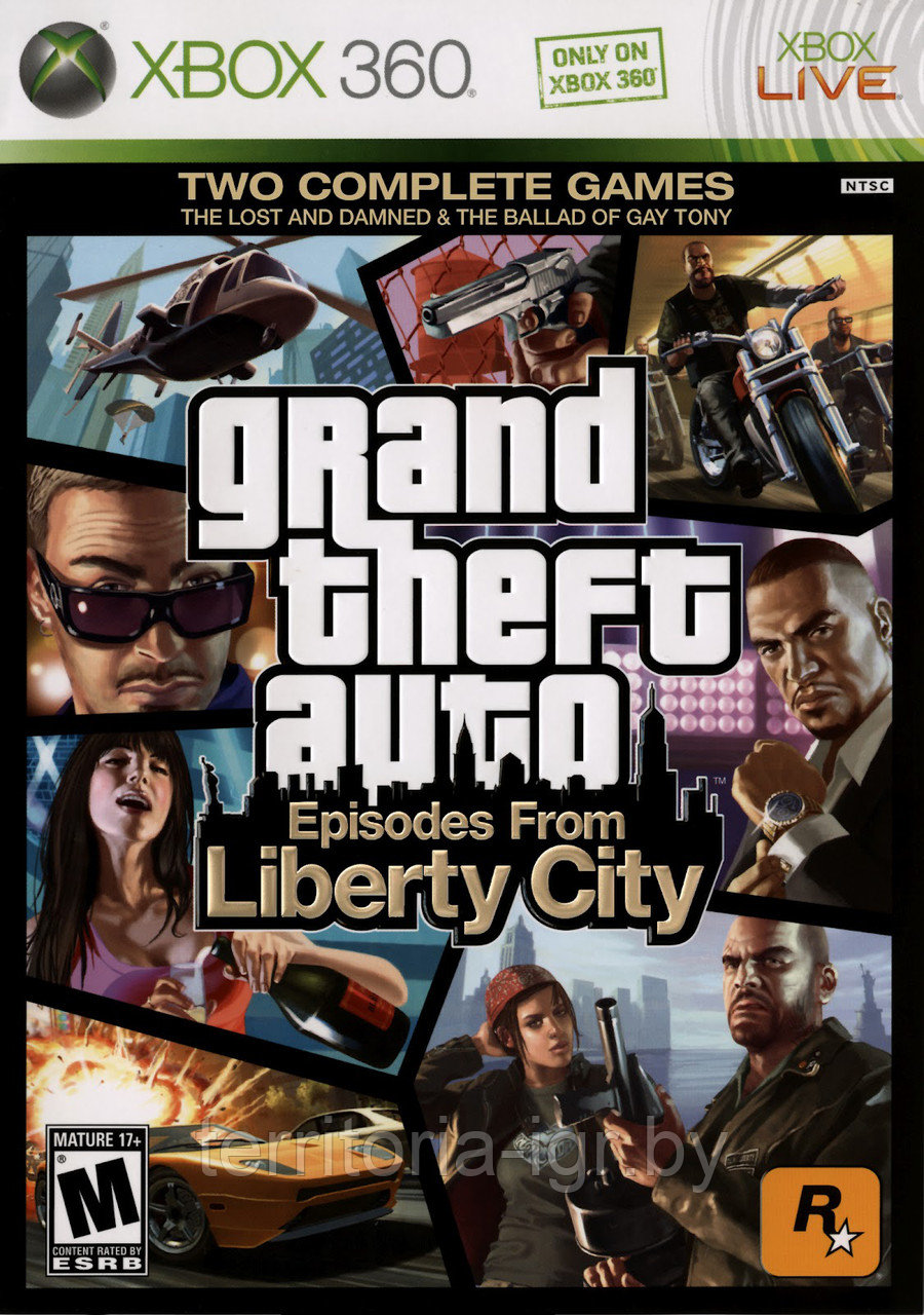 Купить Grand Theft Auto: Episodes from Liberty City Xbox 360 в Минске от  компании 