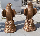 Скульптура бетонная под бронзу Орел правый, фото 3