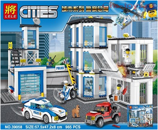 Конструктор Lele Cities 39055 Ограбление на бульдозере (аналог Lego City 60140) 591 деталь - фото 2 - id-p78141237