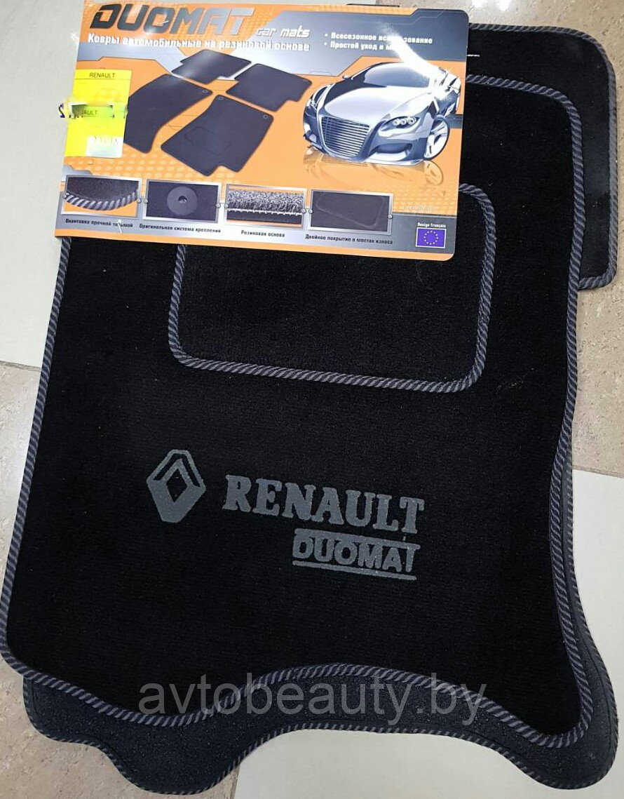 Коврики ворсовые для Renault