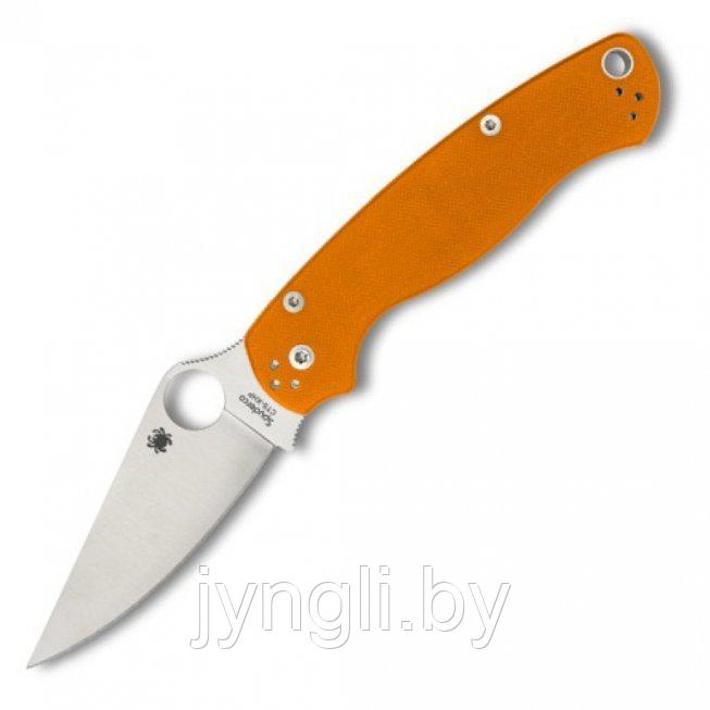Складной нож Spyderco PARA-Military 2 C81, оранжевый - фото 3 - id-p78152363