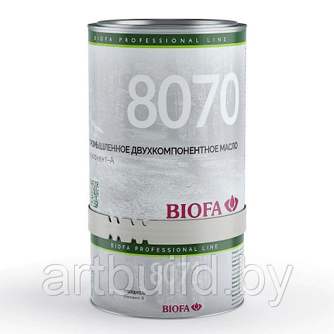 Двухкомпонентное масло для паркета и мебели BIOFA 8070, фото 2