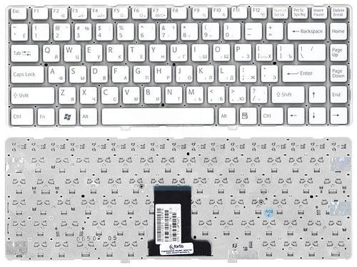 Клавиатура ноутбука SONY VAIO VPC-EA Белая купить в Беларуси по цене 36,90  руб.