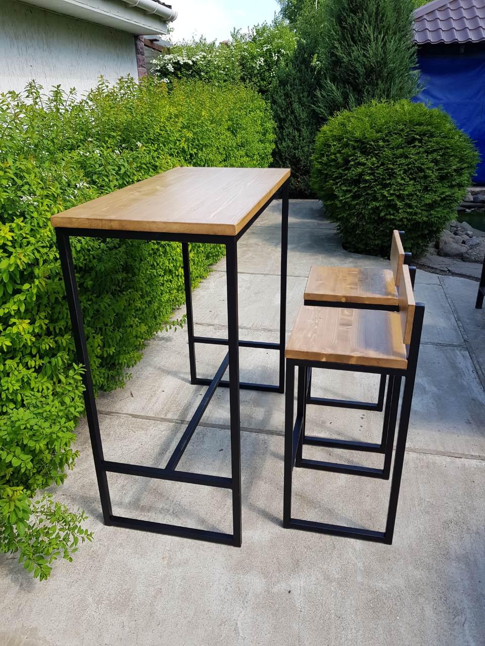Комплект барная стойка и стул Размер и цвет по индивидуальному заказу - фото 1 - id-p78159718