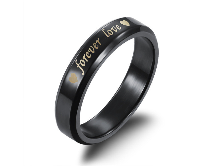 Доминики (женское кольцо с гравировкой "Любовь навсегда")