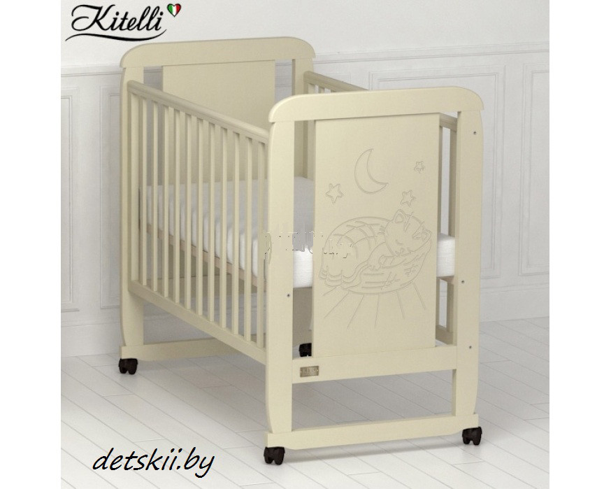 Детская кроватка Kitelli Micio колесо качалка - фото 1 - id-p78160445