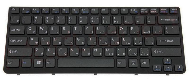 Клавиатура ноутбука SONY VAIO SVE14 Черная