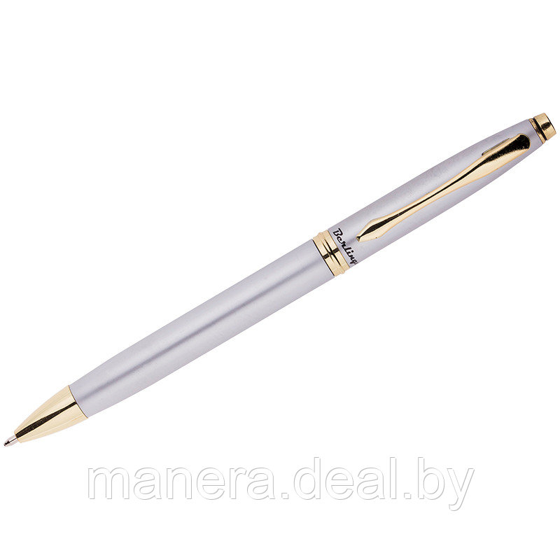 Ручка подарочная Berlingo бизнес-класса, серебро