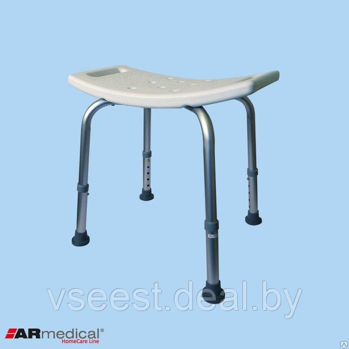 Стул для ванной прямоугольный, регулируемый ,AR-202, Armedical - фото 1 - id-p78186616