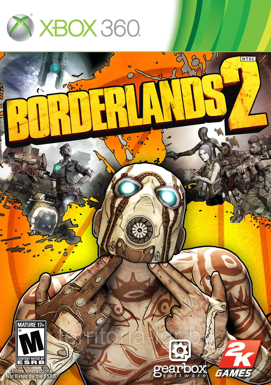 Borderlands 2 + all DLC DVD-2 Xbox 360