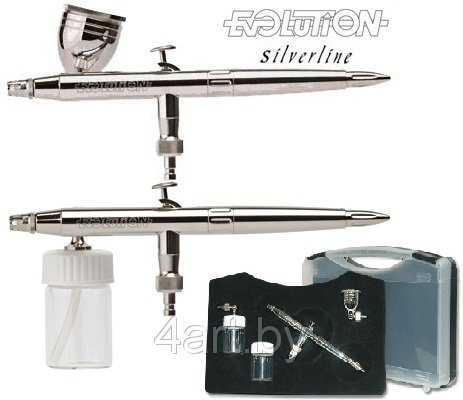 Аэрограф Harder&Steenbeck Evolution Silverline M (дюза 0,4) (арт. HS-126123)
