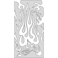 Трафарет FLAME MASTER Medium by Julian Braet IW-VIMFHFM1 Трафарет FLAME MASTER Medium by Julian Braet