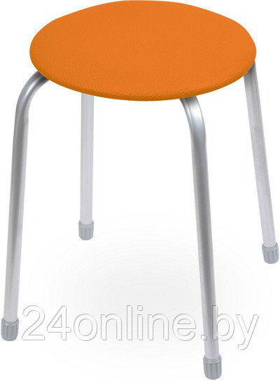 Табурет "Классика 2" Ника ТК02 цвет оранжевый - фото 1 - id-p78202700