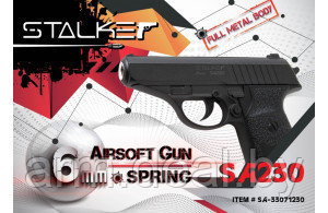 Страйкбольный пистолет Stalker SA230 Spring (аналог SigSauer P230)