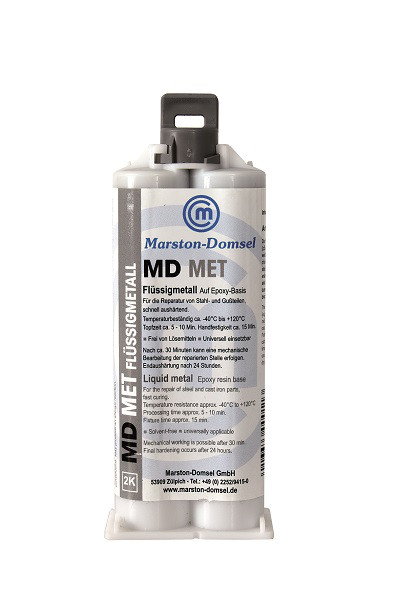 Жидкий металл MD MET. Герметик 2-компонентный - фото 1 - id-p78222569