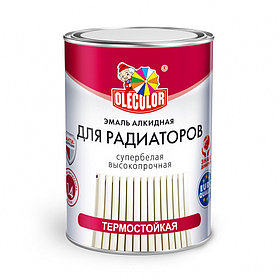 Эмаль алкидная для радиаторов белый  OLECOLOR