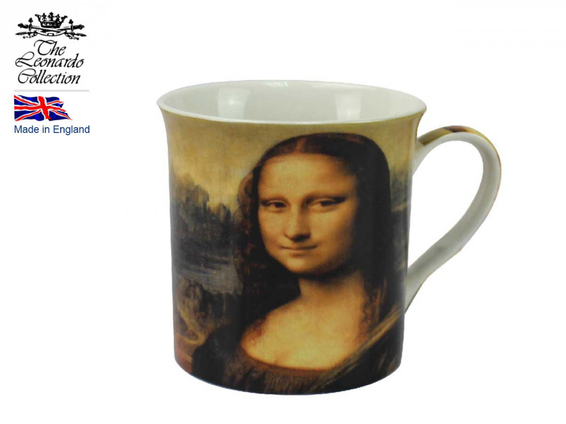 Кружка подарочная Леонардо Да Винчи "Мона Лиза" - фото 1 - id-p78232120