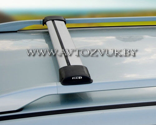 Багажник для Volkswagen Caddy 2015- с рейлингами, фото 2