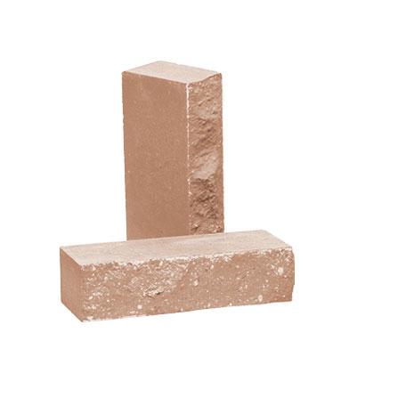 Кирпич полнотелый стандартный КСЛА3 фактурный дикий камень цвета латте