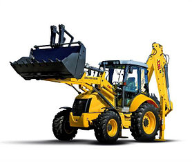 Аренда экскаватора-погрузчика New Holland LB110 B с экипажем