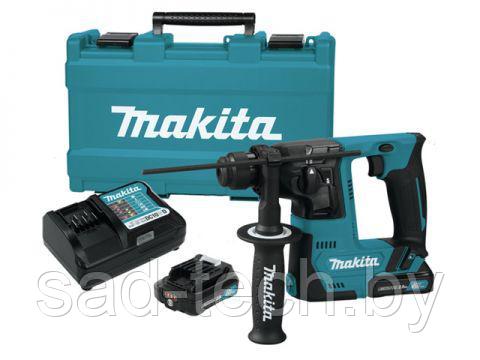 Аккум. перфоратор MAKITA HR 140 DWYE1 в кейсе + аксессуары (10.8 В, 2 акк., 1.5 А/ч Li-Ion, 1.0 Дж, вес 1.9