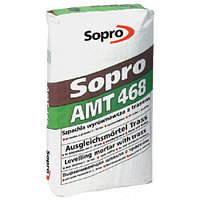 Шпатлевка цементная быстротвердеющая тонкослойная серая Sopro AMT 468 25кг Минск