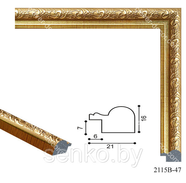 Рамки из пластикового багета  2115b-47