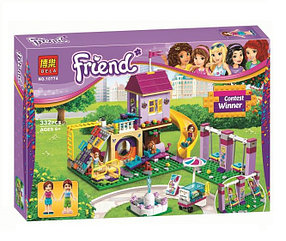 Конструктор Bela 10774 Френдс Игровая площадка Хартлейк Сити (аналог Lego Friends 41325) в