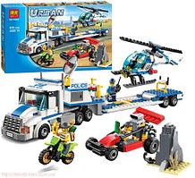 Конструктор Bela Urban 10422 Перевозчик вертолета (аналог Lego City 60049) 410 д