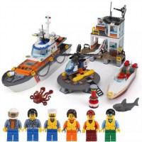 Конструктор Lele Cities 39054 Штаб береговой охраны (аналог Lego City 60167) 834 д - фото 4 - id-p78355909