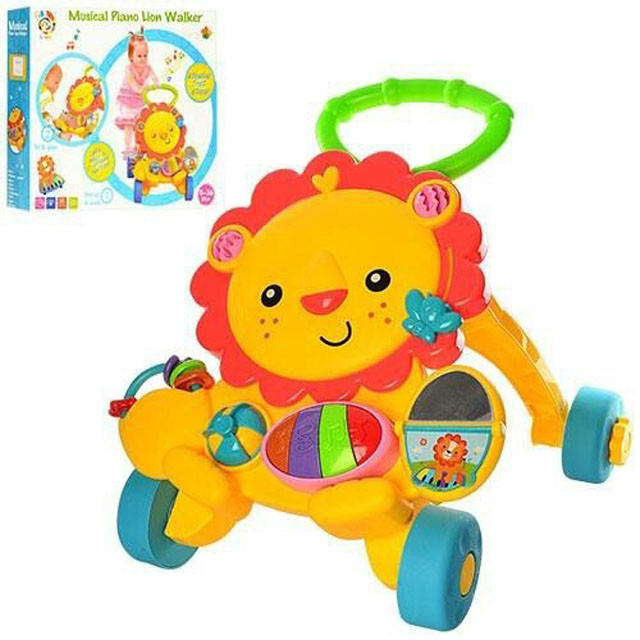 Музыкальные ходунки "Львенок" HY68108 аналог Fisher Price