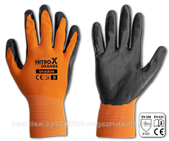 Перчатки NITROX трикотажные с нитриловым покрытием, размер 8, 1 пара