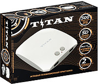 Игровая приставка Sega Magistr Titan 3 White (500 встроенных игр, 8-16 bit, 2 дж.)