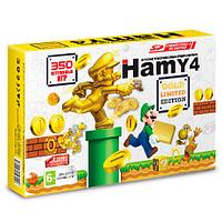 Игровая приставка SEGA-DENDY "Hamy 4" Mario Gold Limited Edition (350 встроенных игр, 8-16 bit, 2 дж.)