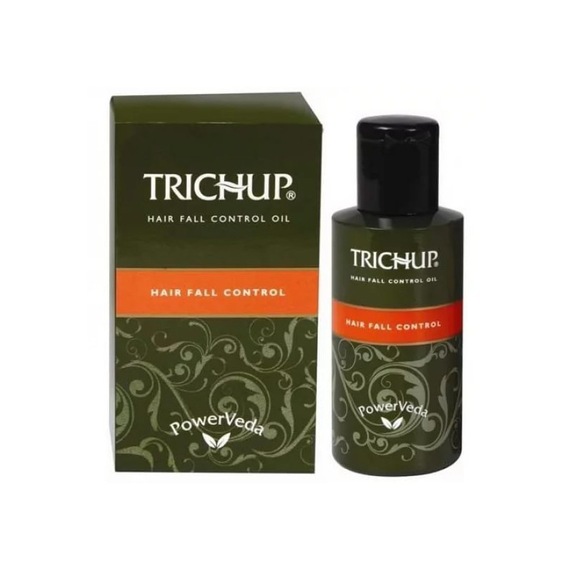 Масло для волос Тричуп против выпадения волос, Trichup Oil Hair Fall Control 100 мл. VASU Индия - фото 4 - id-p78497855