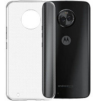 Силиконовый чехол Becolor TPU Case 0.6mm прозрачный для Motorola Moto G6 Play/Moto E5