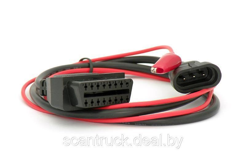 Переходник Fiat / Chery 3-pin на 16-pin OBD-2 - фото 1 - id-p3750120